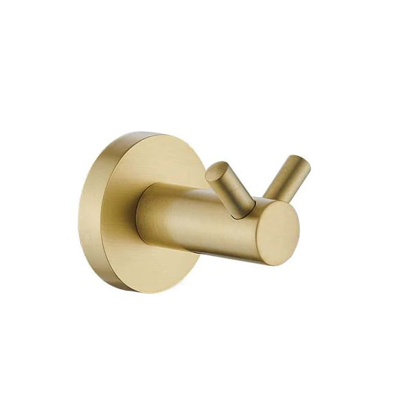 HELLYCAR IDEAL Double Robe Hook | Brushed Gold, Chrome, Matte Black, Brushed Nickel, Brushed Gun Metal, Rose Gold