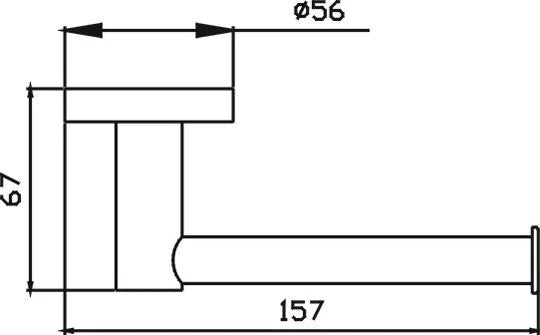 HELLYCAR IDEAL Toilet Roll Holder | Chrome, Brushed Nickel, Brushed Gold, Matte Black, Brushed Gun Metal, Rose Gold