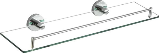 HELLYCAR IDEAL Glass Shelf 520mm | Chrome, Brushed Nickel, Brushed Gold, Matte Black, Brushed Gun Metal, Rose Gold