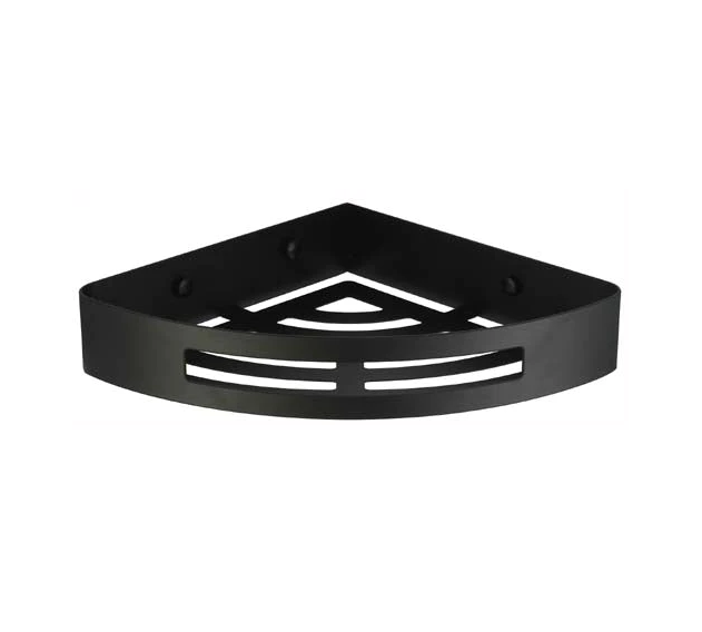 HELLYCAR Universal Stainless Steel Corner Shelf | Chrome, Matte Black, Rose Gold