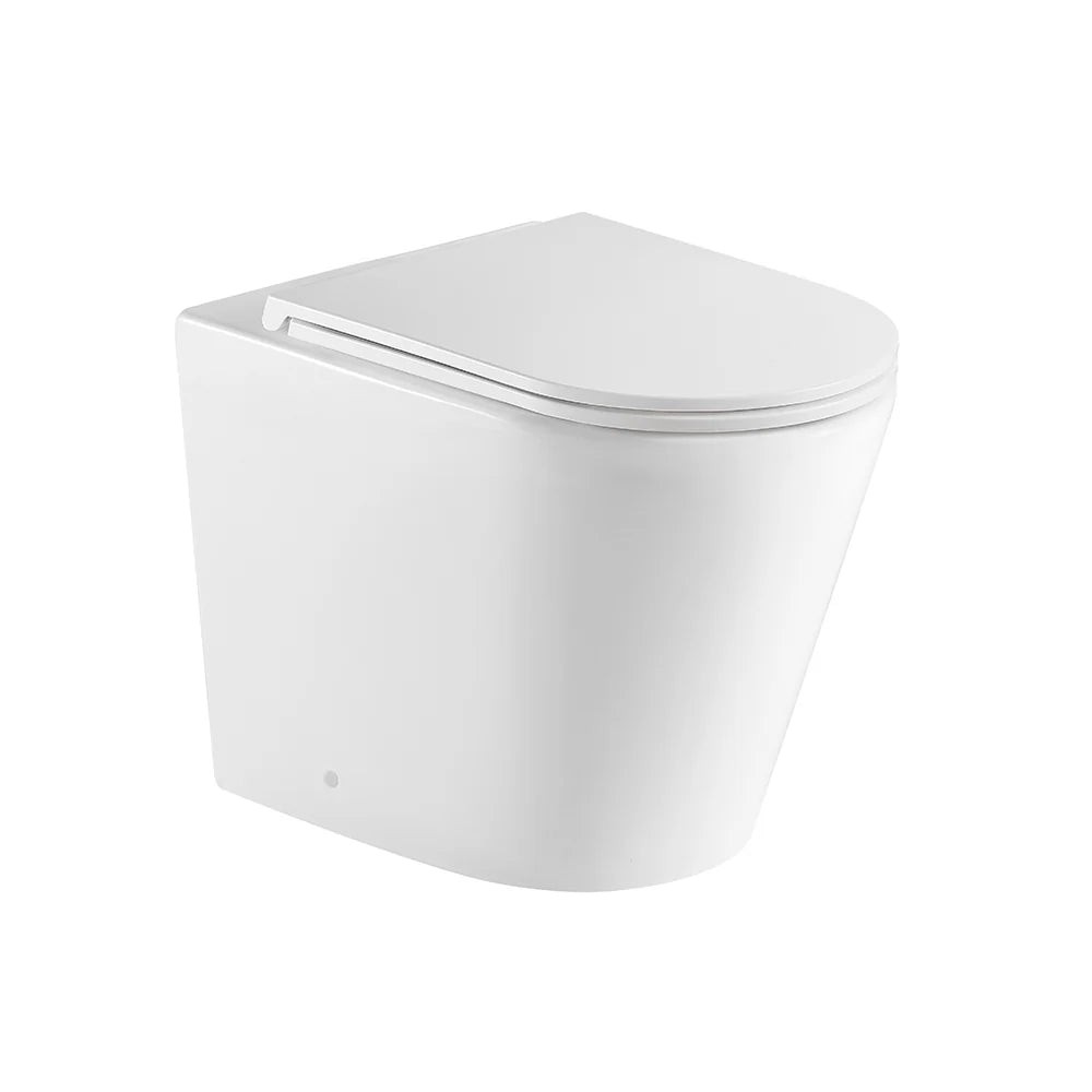 Mercio Quiet Flush Berlin99 Wall-Faced Floor Pan | Gloss White| Matt White| Matt Black