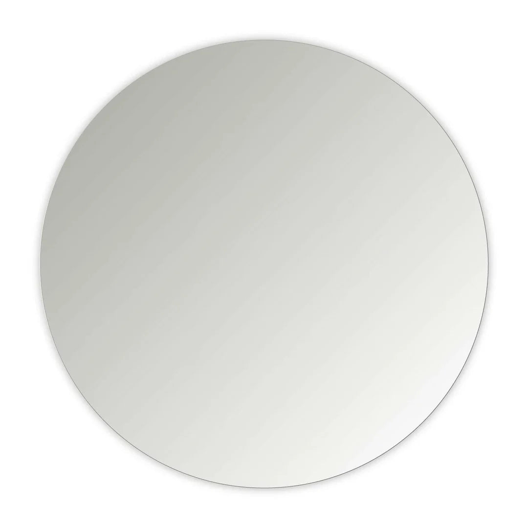 Mercio Bianca 70cm Round Mirror – Pencil-Edge Design