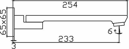 Hellycar TAPART BATEAU Swivel Bath Outlet 254mm | Chrome, Black, Brushed Gold, Rose Gold, Brushed Nickel, Brushed Gun Metal