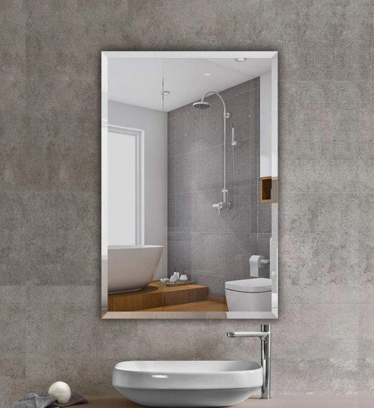 RIVA Frameless Bevel Edge Rectangular Mirror – Wall Mounted (600mm to 1500mm)
