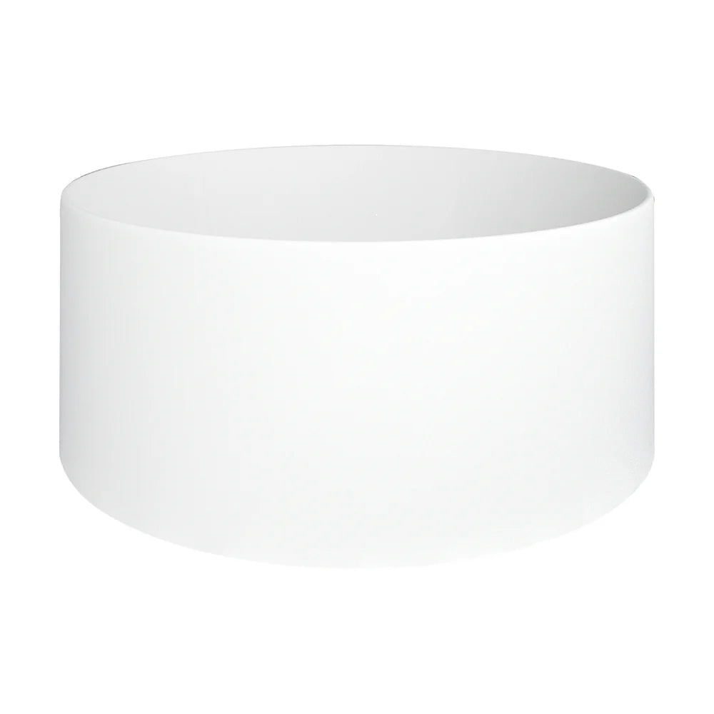 MERCIO Cole 1400mm Round Freestanding Bathtub – Gloss White | American Acrylic | With/Without Overflow