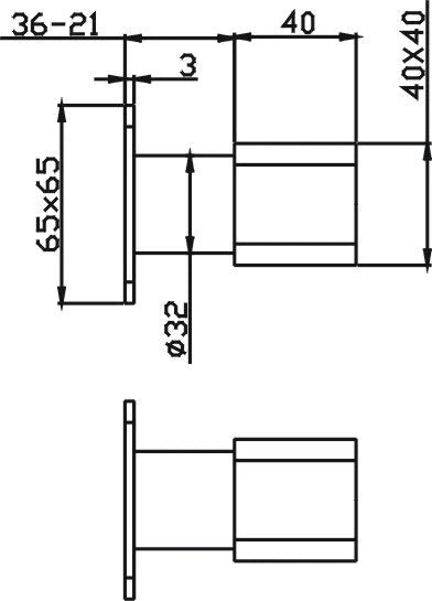 Hellycar ELEGANT Wall Top Assemblies | Chrome, Matt Black