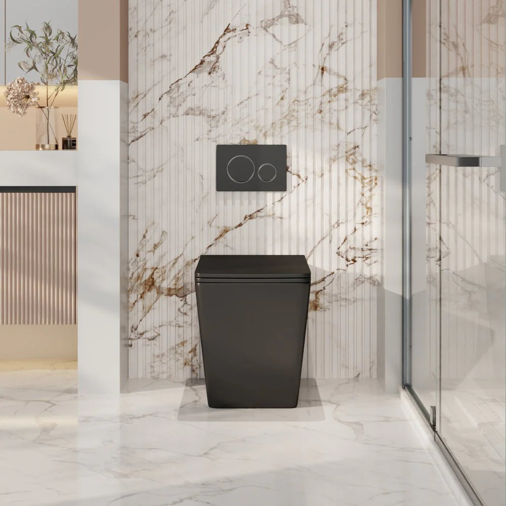 Mercio Enox99 Rimless Flush Gloss White Wall-Faced Floor Pan