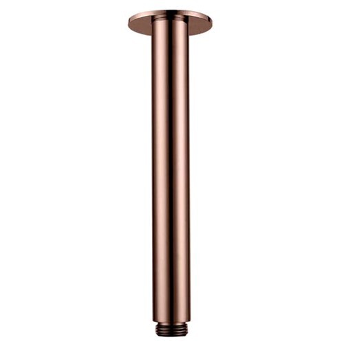 HELLYCAR CHRIS Round Ceiling Shower Arm 100mm- 400mm| Chrome, Brushed Nickel, Matte Black, Rose Gold, Brushed Gun Metal, Brushed Gold