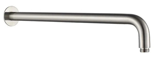 HELLYCAR CHRIS Round Wall Shower Arm 450mm | Chrome, Brushed Nickel, Matte Black, Brushed Gold, Brushed Gun Metal, Rose Gold