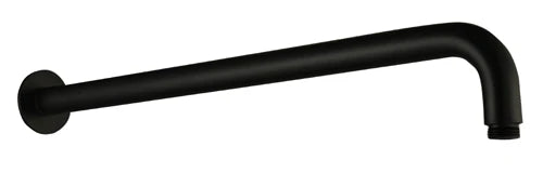 HELLYCAR CHRIS Round Wall Shower Arm 450mm | Chrome, Brushed Nickel, Matte Black, Brushed Gold, Brushed Gun Metal, Rose Gold