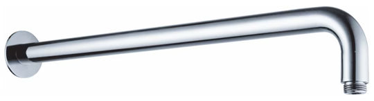 HELLYCAR CHRIS Round Wall Shower Arm 450mm | Chrome, Brushed Nickel, Matte Black, Brushed Gold, Brushed Gun Metal, Rose Gold