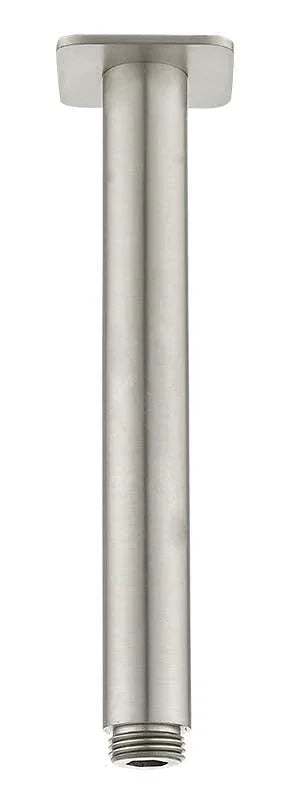 Brushed nickel ceiling-mounted shower arm modern bathroom accessory by Secasa Home