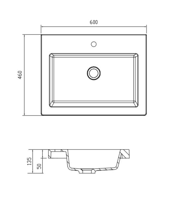 ABS MIAMI Wall Hung Vanity – Matt White Shaker | 600–1200mm