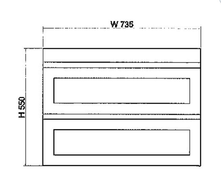ABS Hawaii Plywood Wall Hung Bathroom Vanity – Matt White Shaker Hampton Style | 600–1500mm