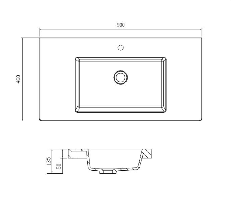 ABS Riva MIAMI Freestanding Vanity with Kickboard – Matt White Shaker | 600–1500mm