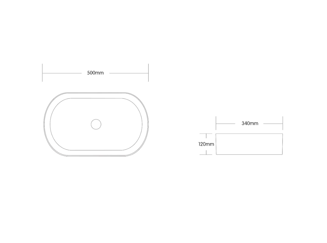 Infinity Matt Carrara Ceramic Marble Oval Above Counter Art Basin 500*350*120mm