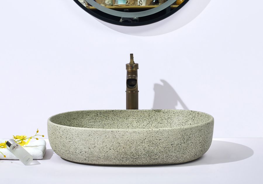 Infinity Porcelain Oval Above Counter Art Basin 580*400*150mm