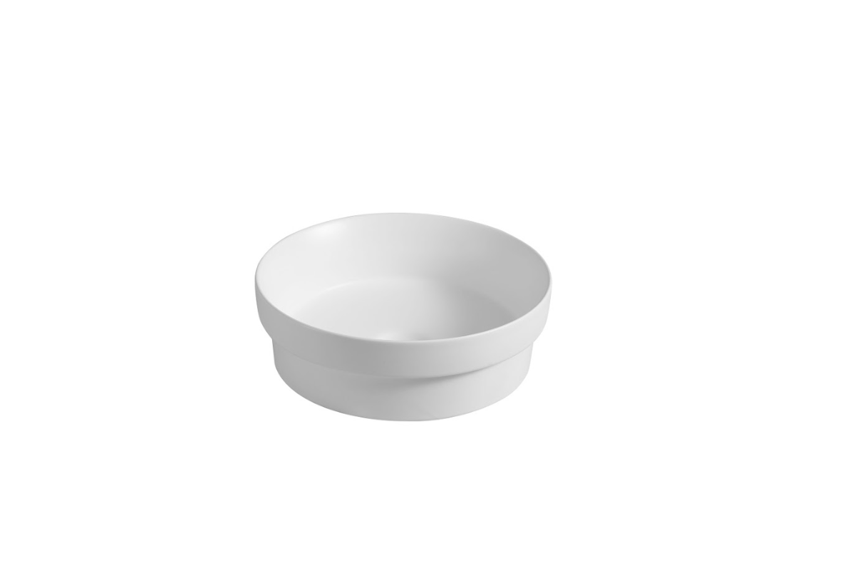 Infinity Round Gloss | Matt White Ceramic Insert | Drop In Basin 360*360*115mm