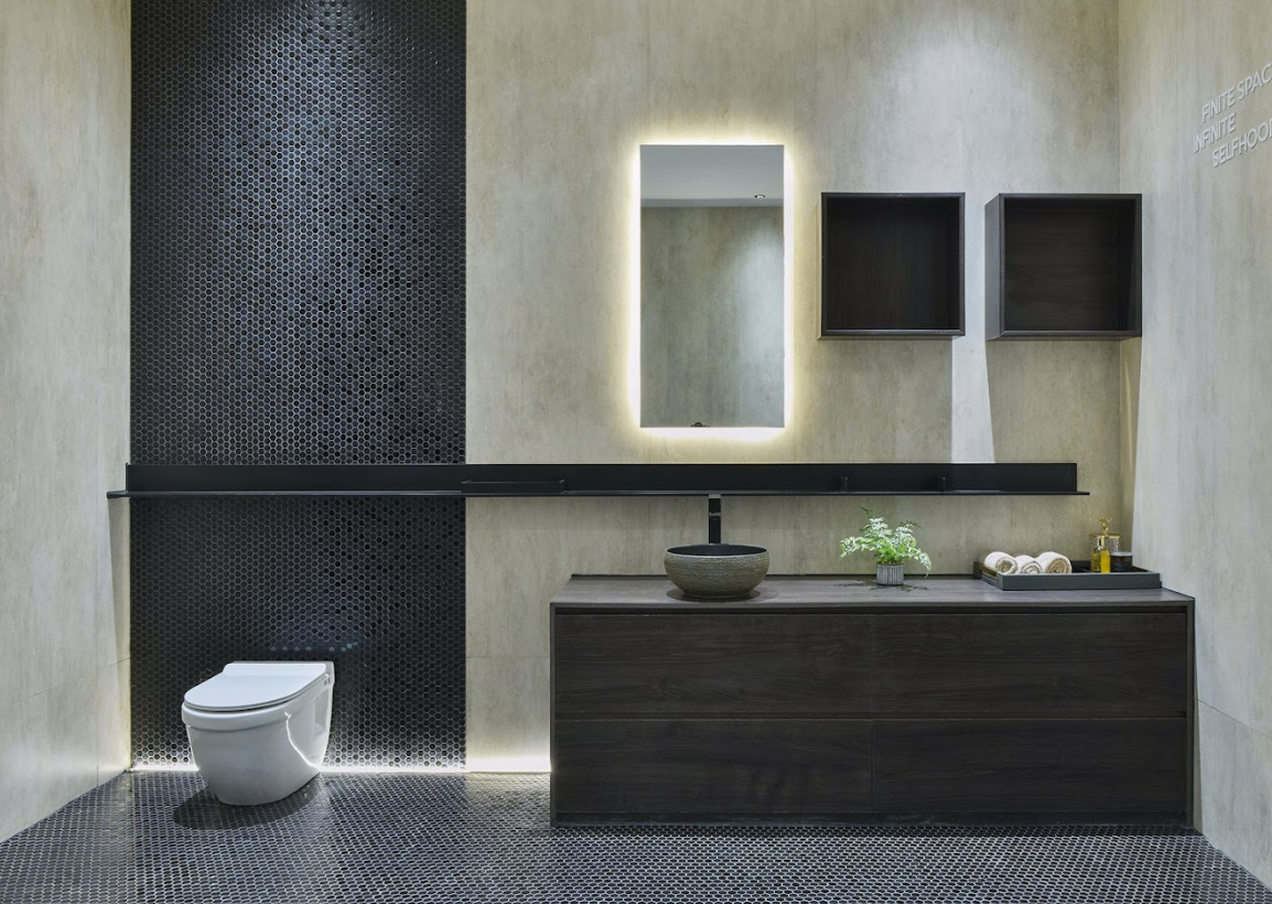 Infinity Dark Green Porcelain Round Above Counter Art Basin 340*340*140mm