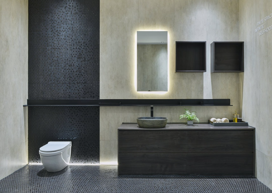 Infinity Dark Green Porcelain Oval Above Counter Art Basin 475*340*130mm