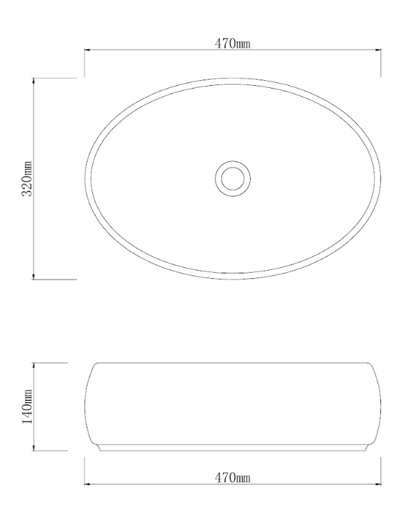 Infinity Pumpkin and Green Exterior Porcelain Oval Above Counter Art Basin 470*320*140mm