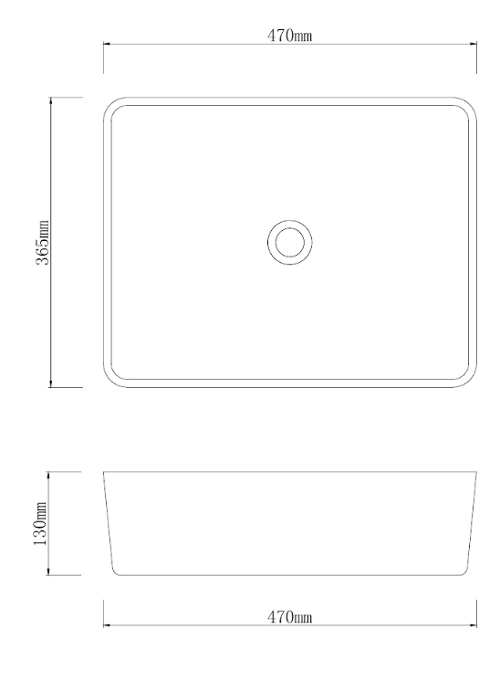 Infinity Pumpkin and Green Exterior Porcelain Rectangle Above Counter Art Basin 470*365*130mm