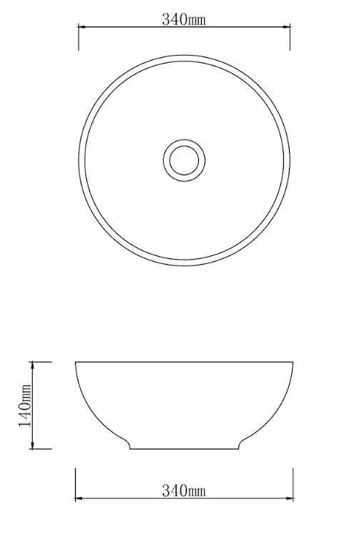 Infinity Pumpkin and Green Exterior Porcelain Round Above Counter Art Basin 340*340*140mm