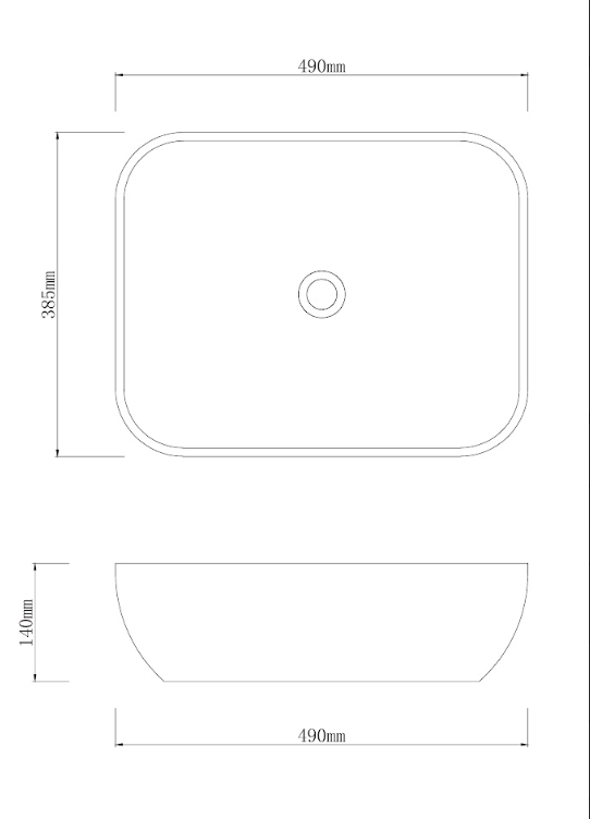 Infinity Pumpkin and Green Exterior Porcelain Rectangle Above Counter Art Basin 490*385*140mm