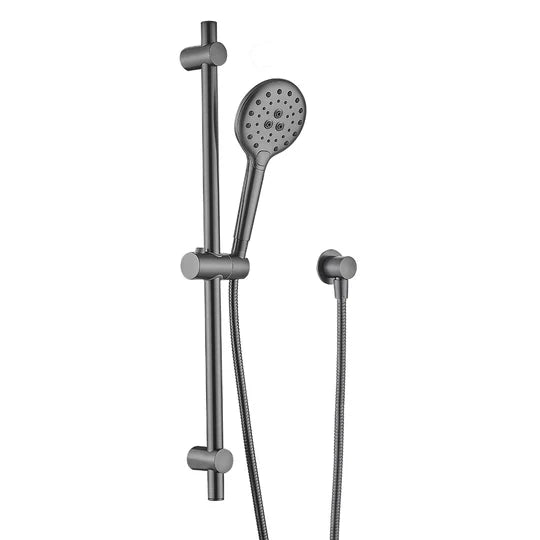 HELLYCAR Ideal Hand Shower on Rail | Chrome, Brushed Nickel, Brushed Gold, Rose Gold, Brushed Gun Metal, Matt Black