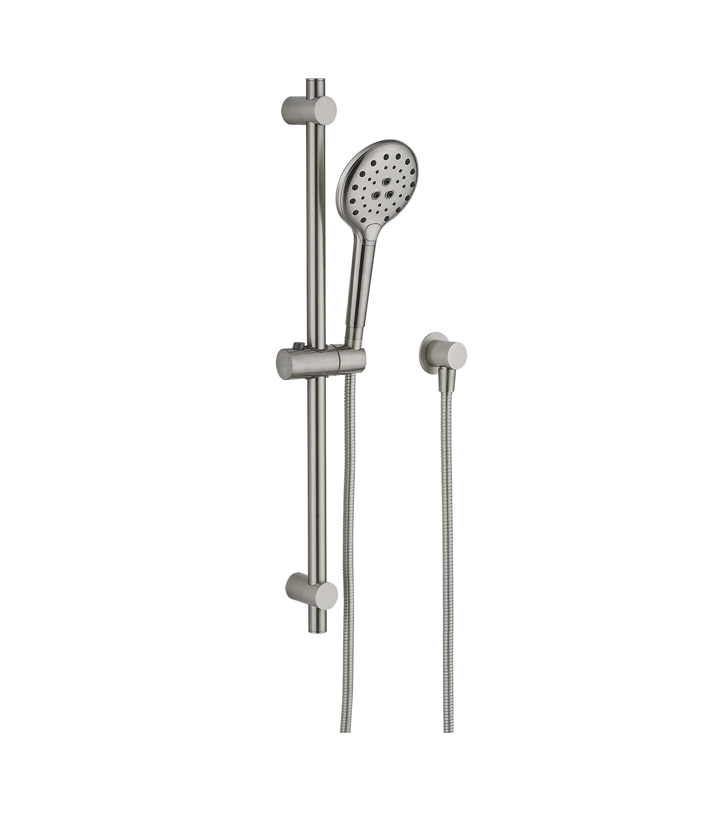 HELLYCAR Ideal Hand Shower on Rail | Chrome, Brushed Nickel, Brushed Gold, Rose Gold, Brushed Gun Metal, Matt Black