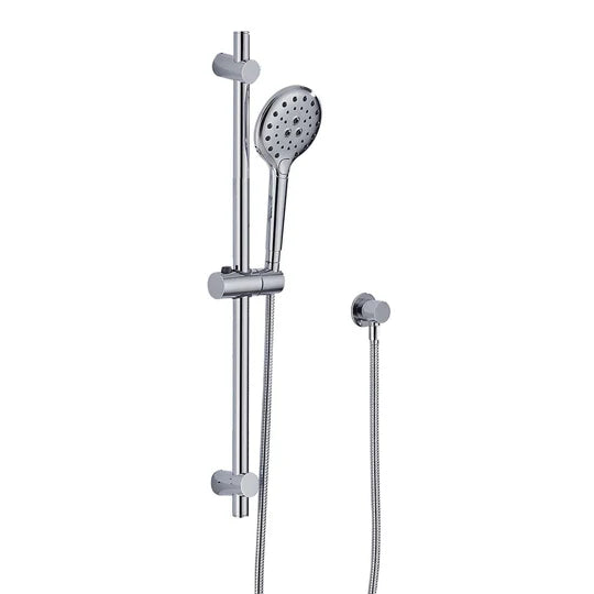 HELLYCAR Ideal Hand Shower on Rail | Chrome, Brushed Nickel, Brushed Gold, Rose Gold, Brushed Gun Metal, Matt Black