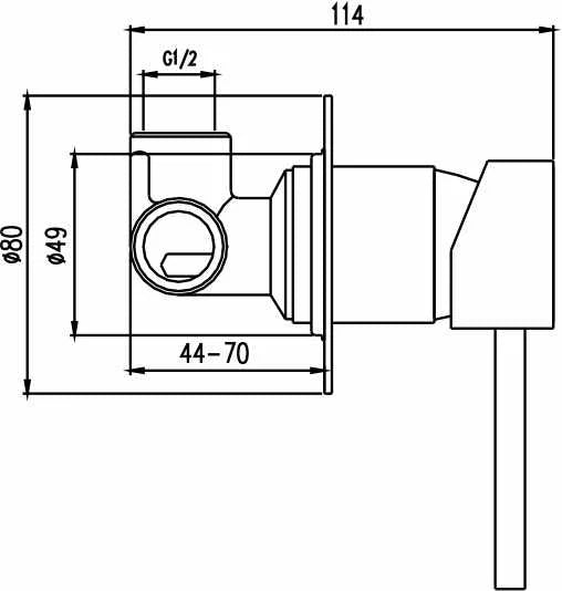 Hellycar Ideal Lead-Free Wall Mixer 80mm | Brushed Gold, Brushed Nickel, Chrome, Matte Black, Brushed Gun Metal, Rose Gold