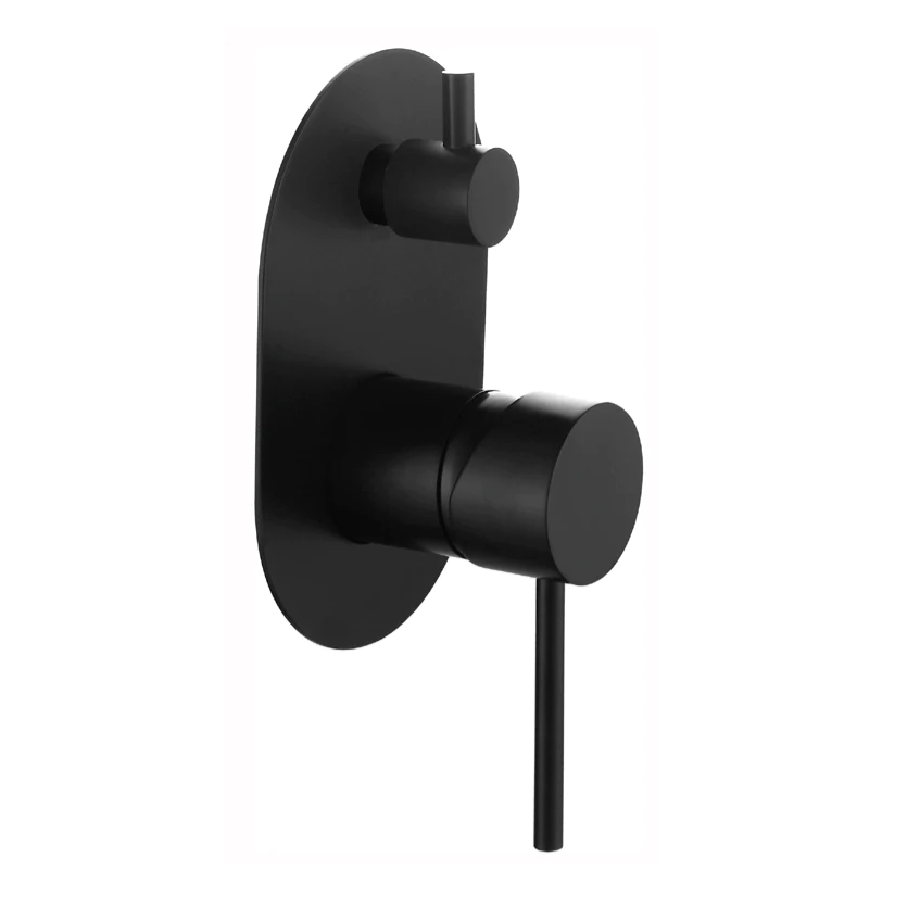 Hellycar Ideal Wall Mixer with Diverter | Chrome, Brushed Nickel, Brushed Gold, Matte Black, Brushed Gun Metal, Rose Gold