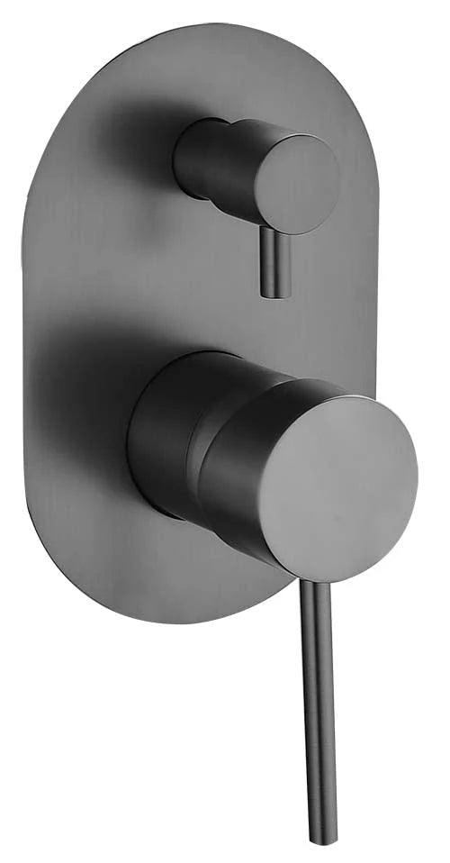 Hellycar Ideal Wall Mixer with Diverter | Chrome, Brushed Nickel, Brushed Gold, Matte Black, Brushed Gun Metal, Rose Gold