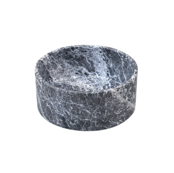 Infinity Marble Nature Stone Round Above Counter Art Basin 370*370*150mm