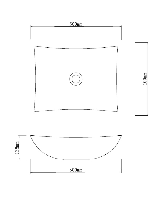 Infinity Marble Nature Stone Special Shape Above Counter Art Basin 500*400*135mm