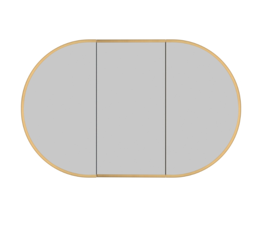 Infinity Rosy Oval Wall Hung Plywood Shaving Cabinet | 750 / 900 / 1200 / 1500mm