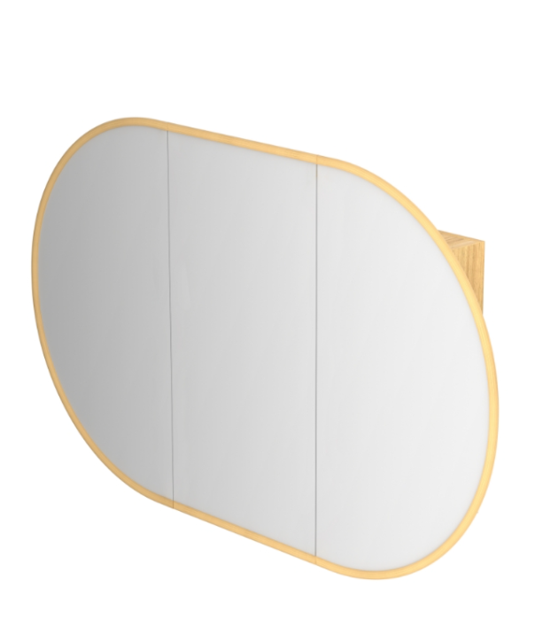 Infinity Rosy Oval Wall Hung Plywood Shaving Cabinet | 750 / 900 / 1200 / 1500mm