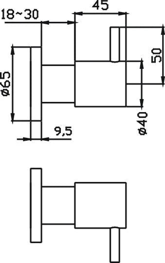 Hellycar Luxury Lead-Free Wall Top Assemblies | Chrome, Brushed Nickel, Matte Black, Rose Gold, Brushed Gun Metal, Brushed Gold