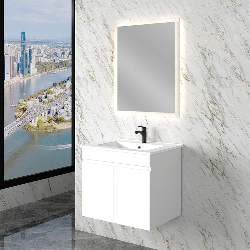 ABS Less Vanity With Wall Hung Design – Gloss White | 600–1500mm