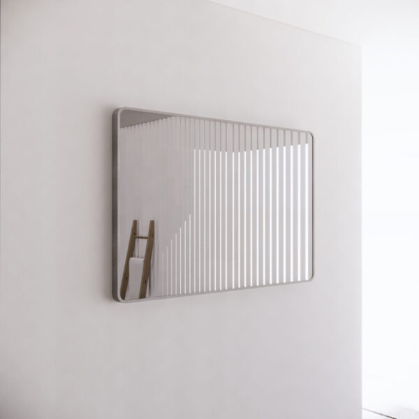 RIVA Framed Rectangular Mirror Wall Mounted | Gold, Matt Black, Brushed Nickel | 750–1500mm