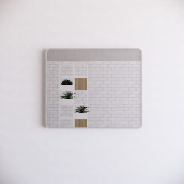 RIVA Framed Rectangular Mirror Wall Mounted | Gold, Matt Black, Brushed Nickel | 750–1500mm