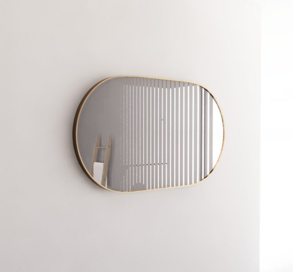 RIVA Framed Oval Mirror| 450×900mm, 900×600mm, 1200×700mm, 1500×800mm | Brushed Gold / Matte Black / Brushed Nickel