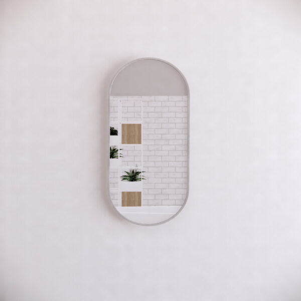 RIVA Framed Oval Mirror| 450×900mm, 900×600mm, 1200×700mm, 1500×800mm | Brushed Gold / Matte Black / Brushed Nickel