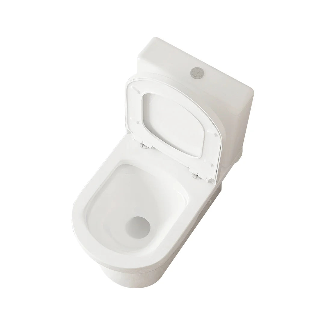 Mercio Moi Rimless Flush Back to Wall Gloss White Toilet Suite
