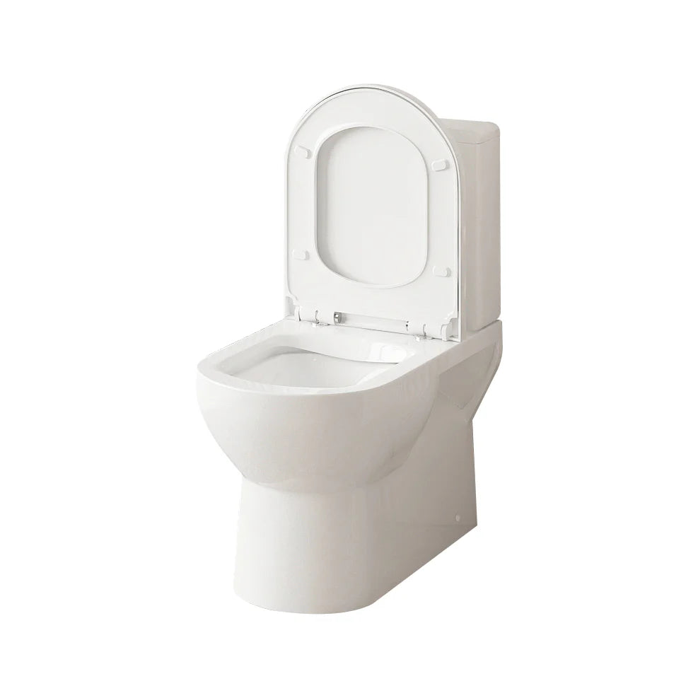 Mercio Moi Rimless Flush Back to Wall Gloss White Toilet Suite