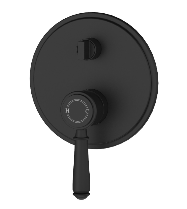 IKON CLASICO Wall Mixer with Diverter | Chrome, Brushed Nickel, Matte Black, Brushed Gold