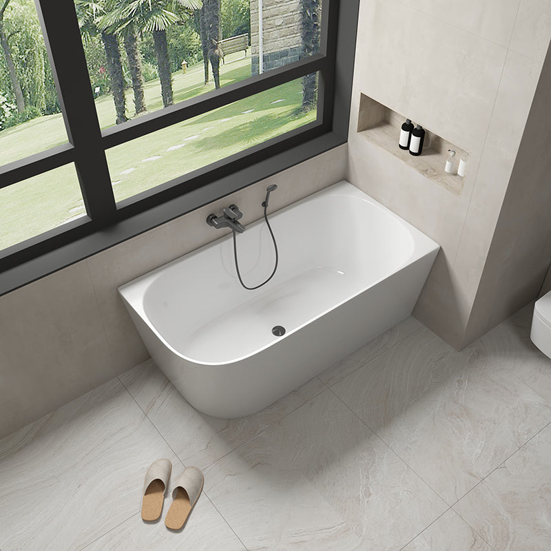 INFINITY Nerida Gloss White Corner Bathtub – 1300mm / 1400mm