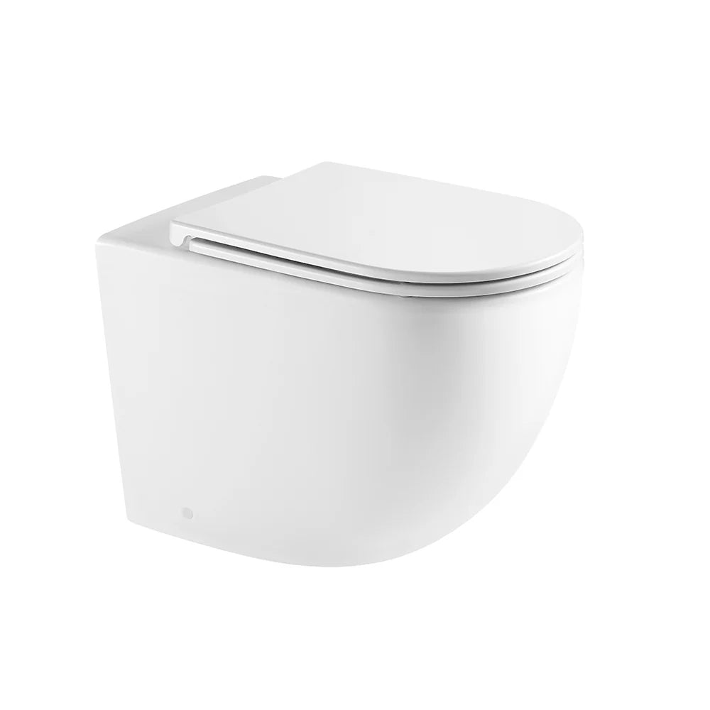 Mercio Quiet Flush Norton99 Wall-Faced Floor Pan | Gloss White| Matt White| Matt Black