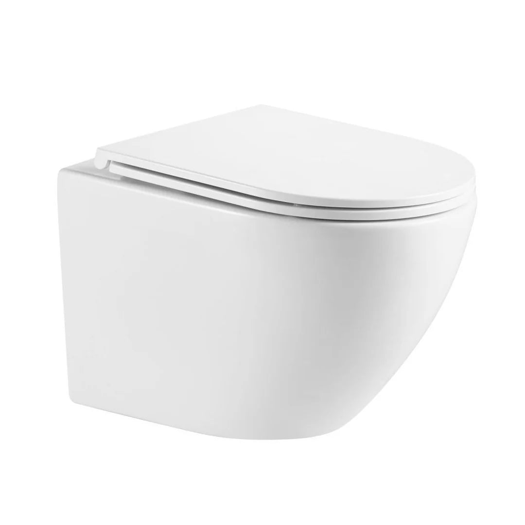 Mercio Norton66 Gloss White Quiet Flush Soft Close Seat Wall Hung Pan